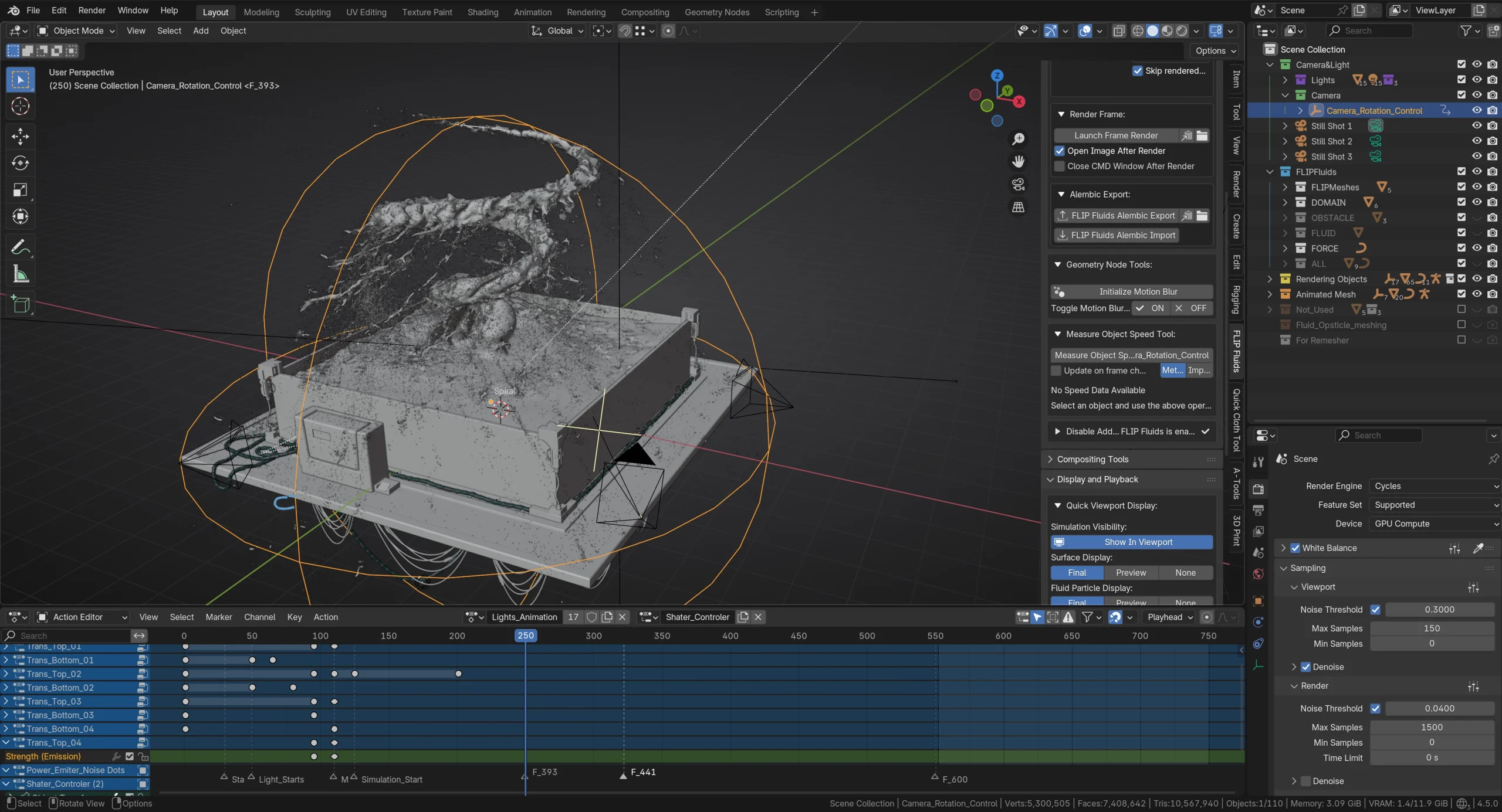 Blender Action Editor
